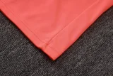 2025-26 Mens Barcelona  Orange Half Pull Tracksuit  #B25136