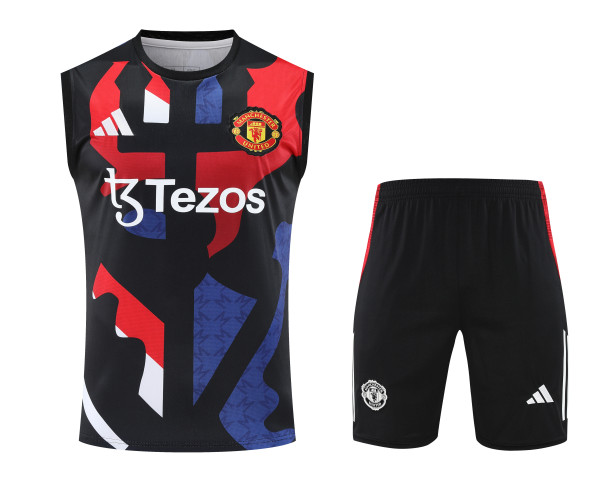 Manchester United Pre-Match Training Soccer Vest Suit 2024/2025