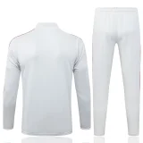 2025-26 Flamengo  Light gray Half Pull Tracksuit  #B25129