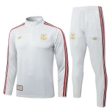 2025-26 Flamengo  Light gray Half Pull Tracksuit  #B25129