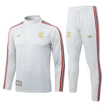 2025-26 Flamengo  Light gray Half Pull Tracksuit  #B25129