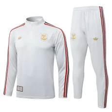 2025-26 Flamengo  Light gray Half Pull Tracksuit  #B25129