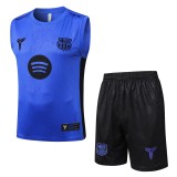 2025-26 Mens Barcelona royal blue Vest short training  D25219#