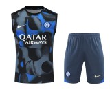 Inter Milan 24/25 Camo Blue Training Vest Kit