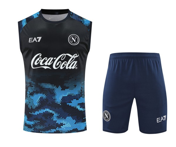 EA7 Napoli 24/25 Pre-match Training Vest Kit