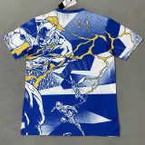 2025-26 Mens  Real Madrid Bule White Joint Edition soccer Jersey