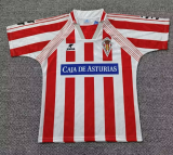 1994-95 Mens Sporting Gijon  Retro home soccer  Jersey