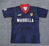 1995-96  Mens Atletico Madrid third away Retro soccer Jersey