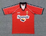 1996-97 Mens Mallorca home red  Retro soccer jersey