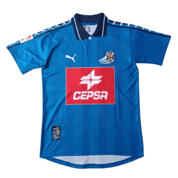 1998-1999 CD Tenerife Away Retro Soccer Jersey (带章)
