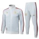 2025-26 Mens Flamengo Light gray Jacket Tracksuit  #A25100