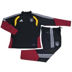 2025-26 Mens Germany black Half pull Tracksuit (半拉链)