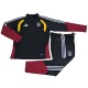 2025-26 Mens Germany black Half pull Tracksuit (半拉链)