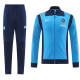 2025-26 Mens Napoli  Blue Black Jacket Tracksuit