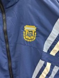 2025-26 Mens Argentina Royal blue retro Windbreaker