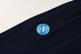 2025-26 Mens Napoli Black Blue Jacket Tracksuit