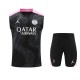 24-25 Paris Saint-Germain Black Print Vest Training Kit