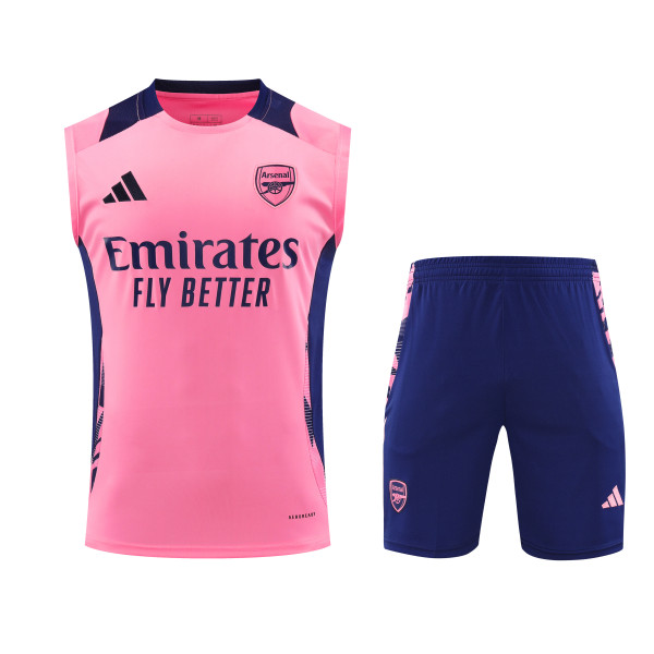 24-25 Arsenal Pink Vest Training Jersey Kit