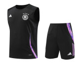 Copy 24-25 Germany Purple Sleeveless Training Vest & Black Shorts Kit