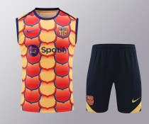 24-25 FC Barcelona Strike Pre-Match Sleeveless Jersey & Short Set