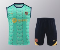 24-25 FC Barcelona Strike Pre-Match Sleeveless Jersey & Short Set
