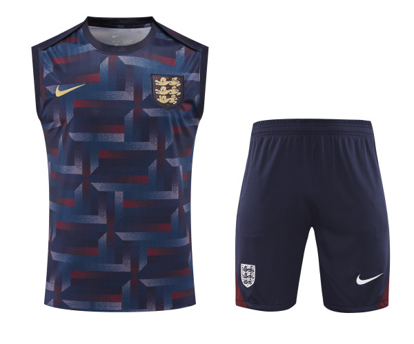24-25 England Strike Pre-Match Sleeveless Jersey