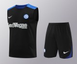 24-25 Inter Milan Strike Pre-Match Sleeveless Jersey & Short Set