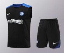 24-25 Inter Milan Strike Pre-Match Sleeveless Jersey & Short Set
