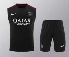 24-25 Paris Saint-Germain Strike Pre-Match Sleeveless Jersey & Short Set