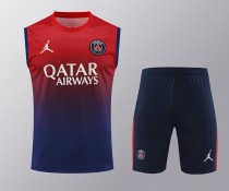 24-25 Paris Saint-Germain x Jordan Strike Pre-Match Sleeveless Jersey & Short Set