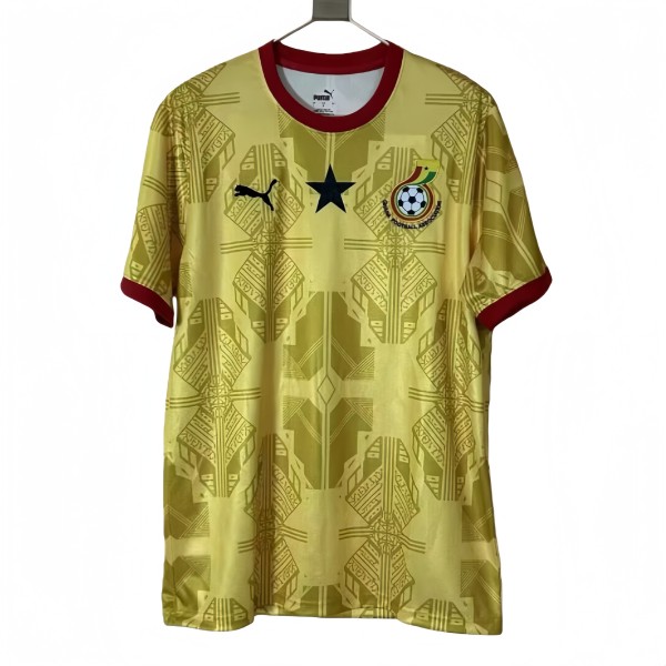 2026-27  Mens Ghana Yellow away soccer jersey