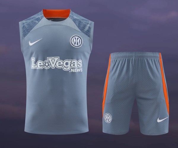 Inter Milan 23/24 Grey Pre-Match Training Kit