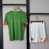 2025-26 Kids Ireland green home  Soccer Jersey