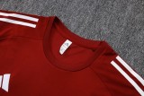 2025-26 Mens Arsenal Jujube red Training Short Suit #D25243