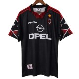 1997-1998 Mens AC Milan Black Copa Edition Retro Soccer Jersey