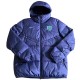 2025-26 Mens England blue Hooded Jacket  Cotton Coat