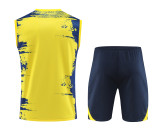 FC Barcelona 2023/24 Pre-Match Training Kit - Vest + Shorts