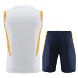 Real Madrid Soccer Singlet + Short Replica White 2023/24