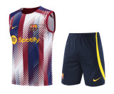 FC Barcelona 2023/24 Pre-Match Training Kit - Vest + Shorts