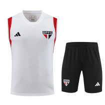 Sao Paulo FC 2023/24 Pre-Match Training Kit - Vest + Shorts