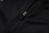 2025-26 Mens Brazil Black Half Pull Tracksuit #B25131