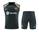 FC Barcelona 2023/24 Pre-Match Training Kit - Vest + Shorts