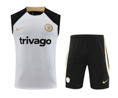 Chelsea FC 2023/24 Pre-Match Training Kit - Sleeveless Top + Shorts