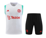 Manchester United 2023/24 Pre-Match Training Kit - Vest + Shorts