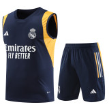 Real Madrid Soccer Singlet + Short Replica Navy 2023/24