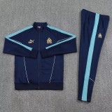 2025-26 Mens Marseille Royal blue Jacket Tracksuit