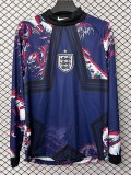2025-26 Mens England Special Edition Goalkeeper Long Sleeve Soccer Jersey