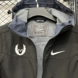 2025-26 NK Oregon Black hoodie  windbreaker #RK908软料