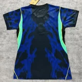 2025-26 Women Brazil away blue soccer jersey