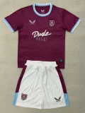 2025-26 Kids Burnley Home red Soccer Jersey